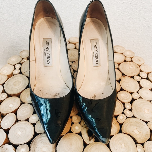 Jimmy Choo Patent Leather Anouk Pumps - Picture 2 of 5